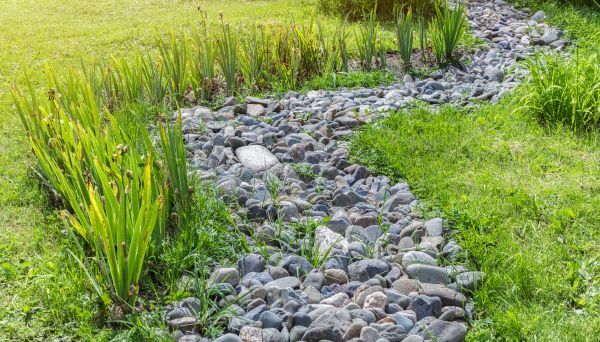 River Rock Garden Installation in Springdale